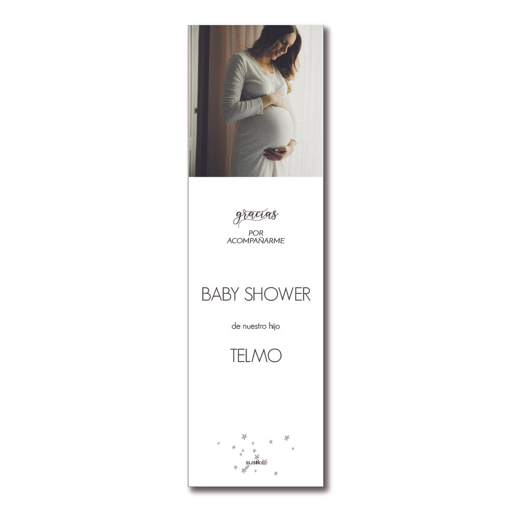 Lápices personalizados con tarjeta de Baby Shower (3,3€/ud)