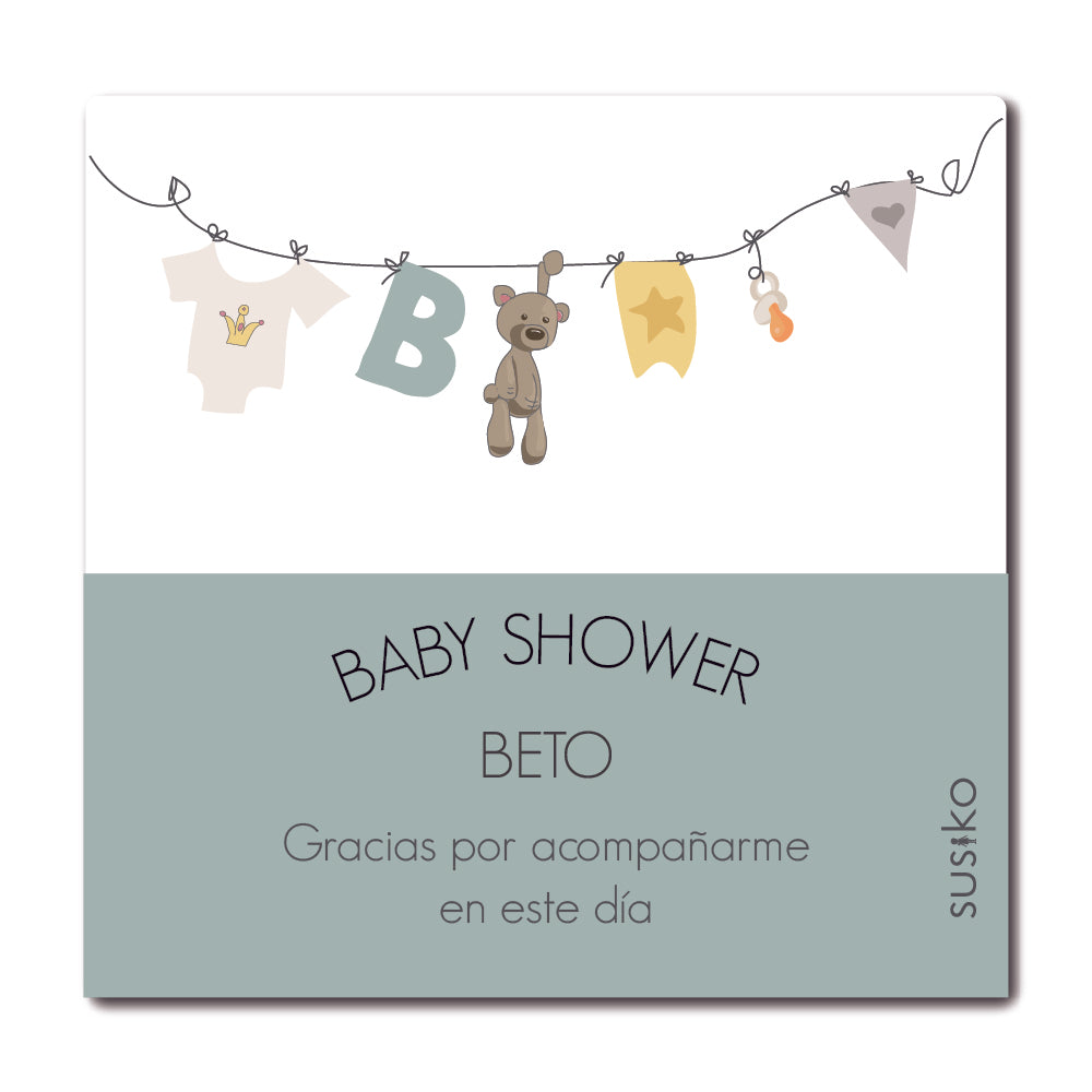 Pegatinas de Baby Shower (0,68 €ud)