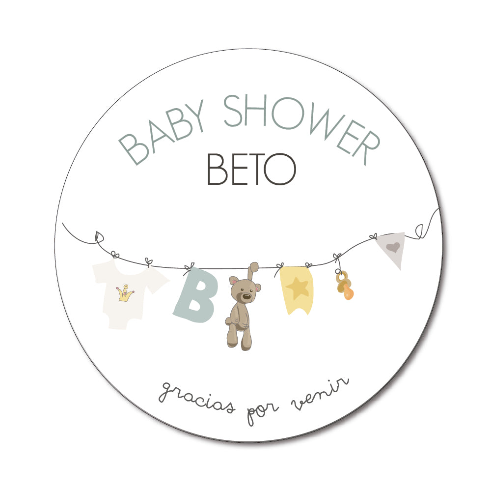 Imanes y espejos para Baby Shower (3,80€/ud)