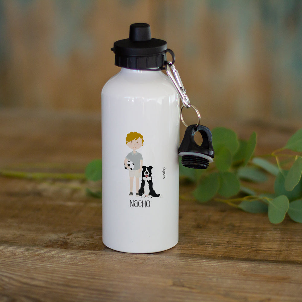 Botella de agua personalizada de acero inoxidable - Tu tienda de regalos  personalizados en Canarias