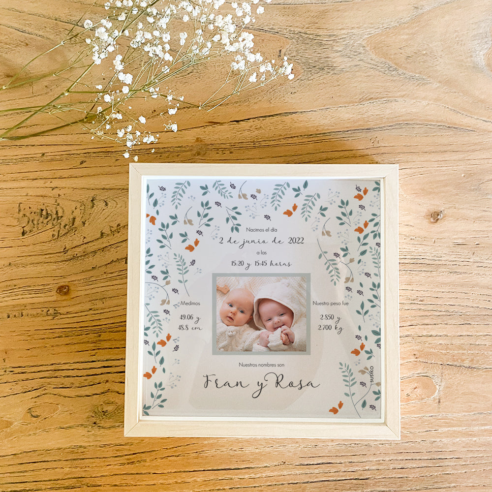 Personalized Prints and Pictures for Twins or Twins