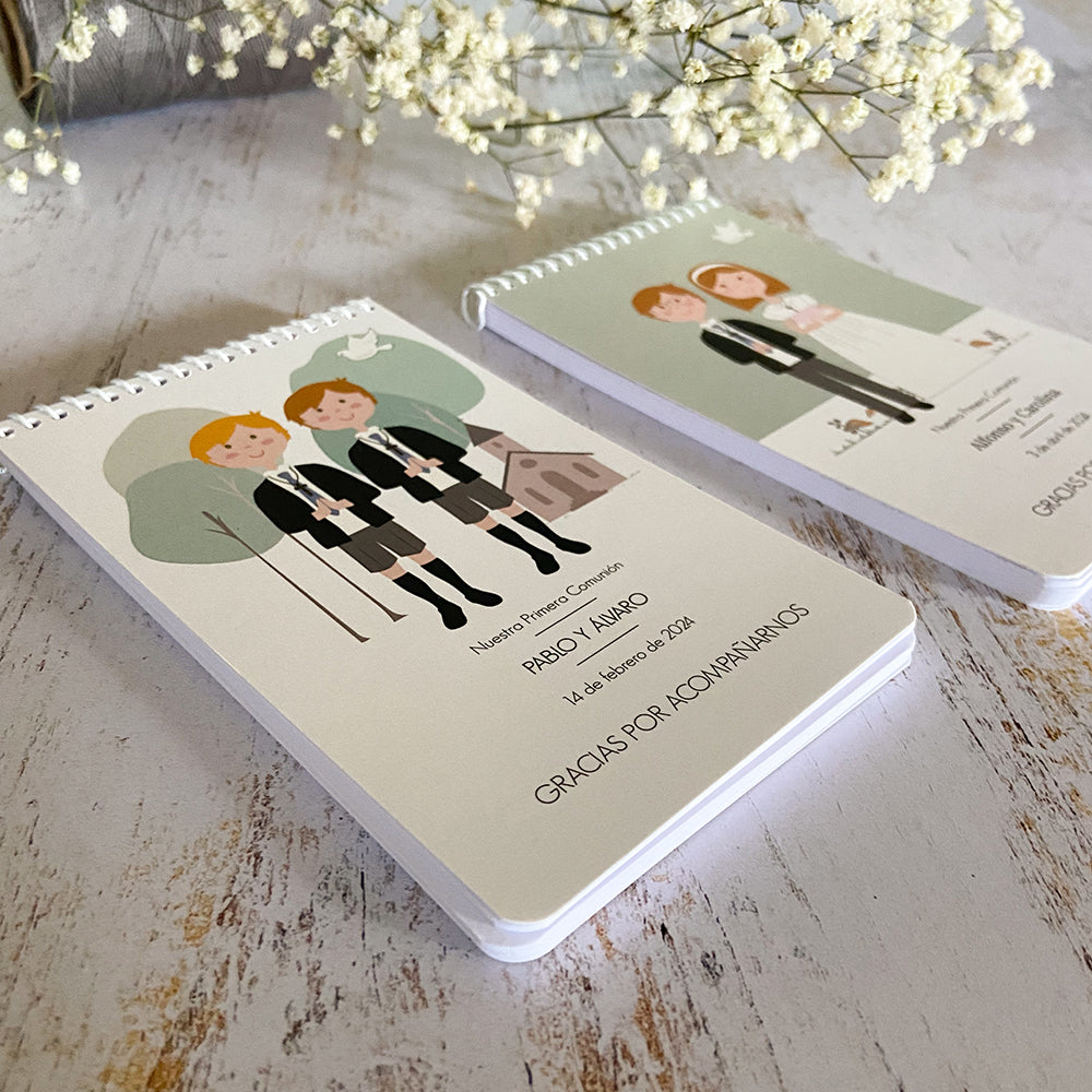 Notebooks to Give to Communion Guests (€5/ud)
