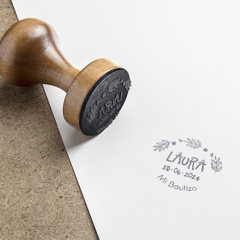 Personalized Christening Stamps